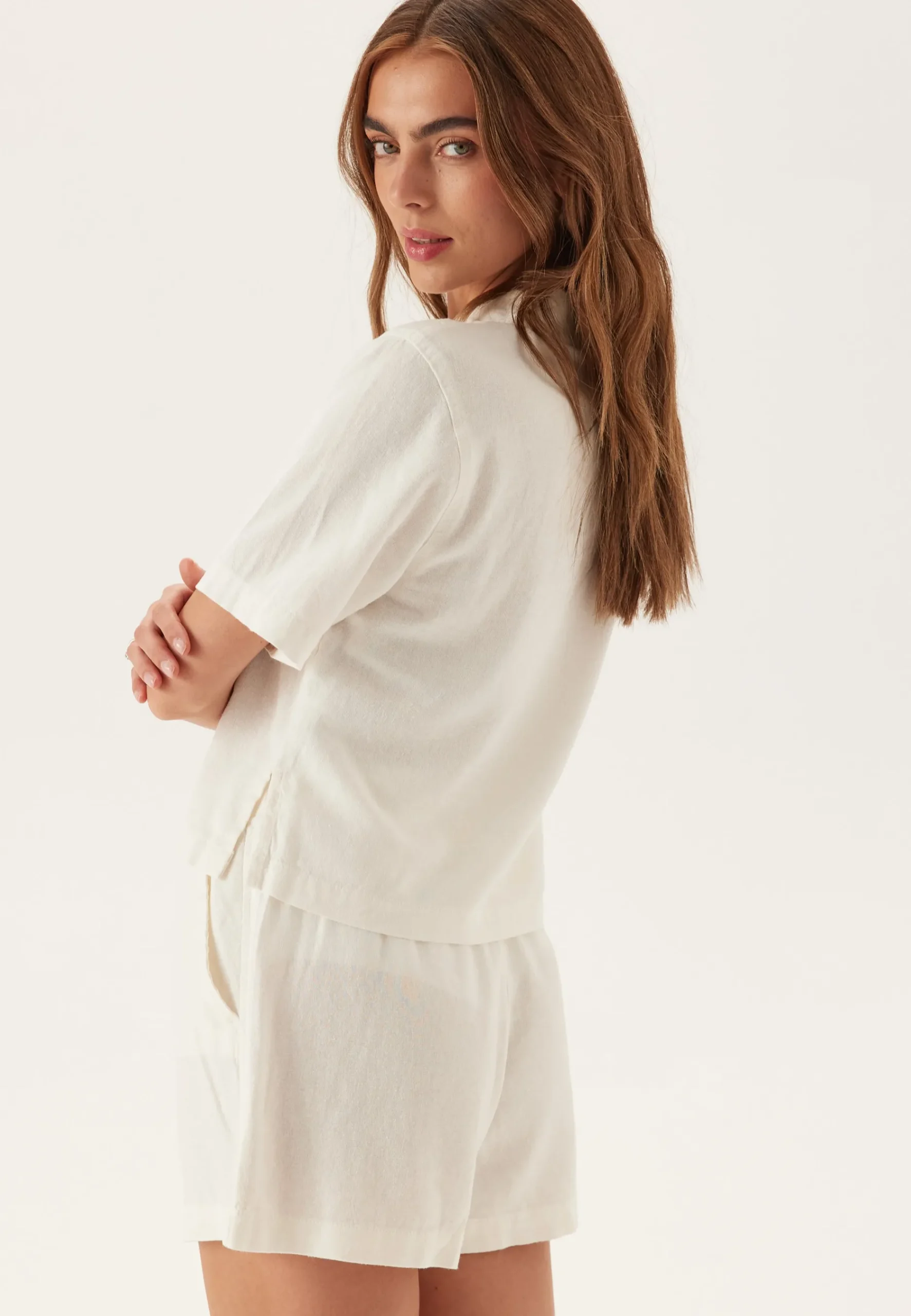 Onlgoa S/S LINEN BL SHIRT