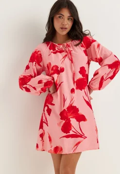 Onlhyaci L/S STRING SHORT DRESS