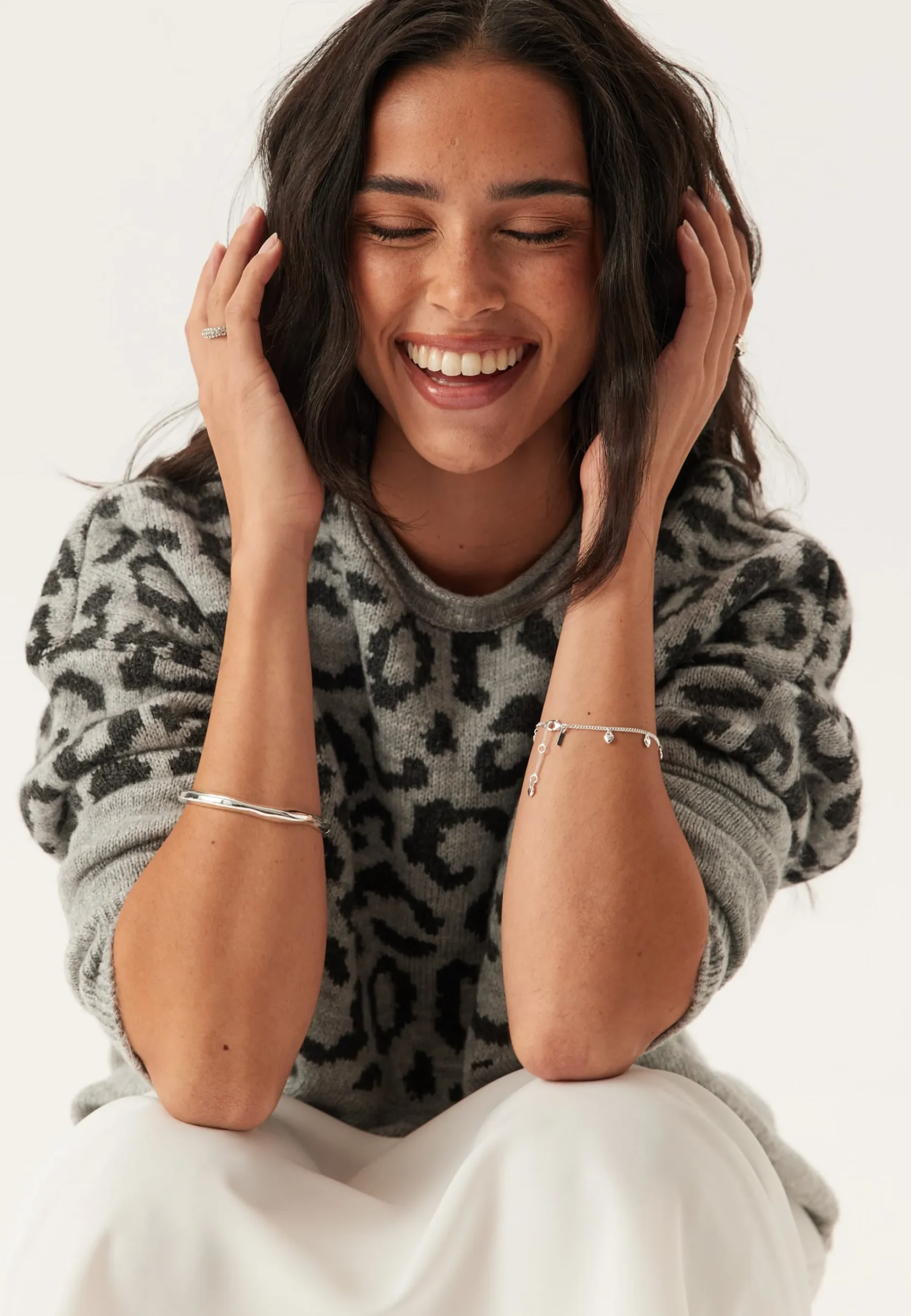 Onljade Animal Ls O-neck Knt