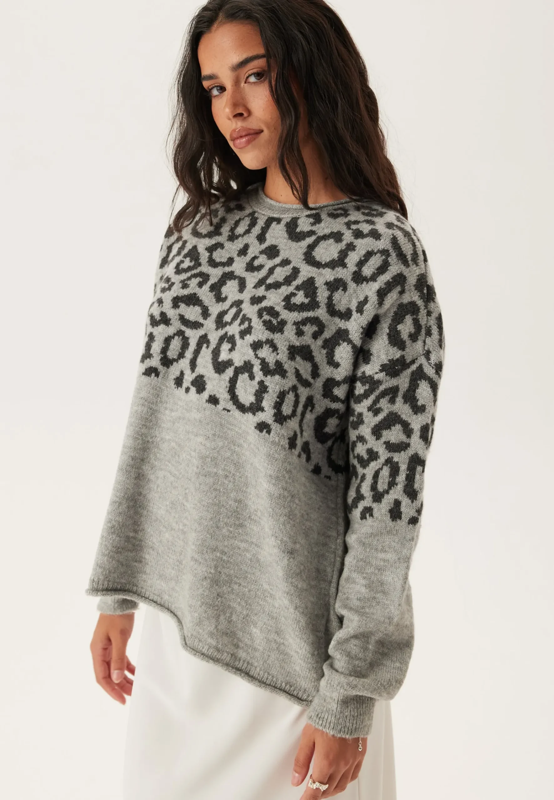 Onljade Animal Ls O-neck Knt