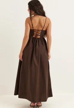Onllikara Strap Waist Long Dress