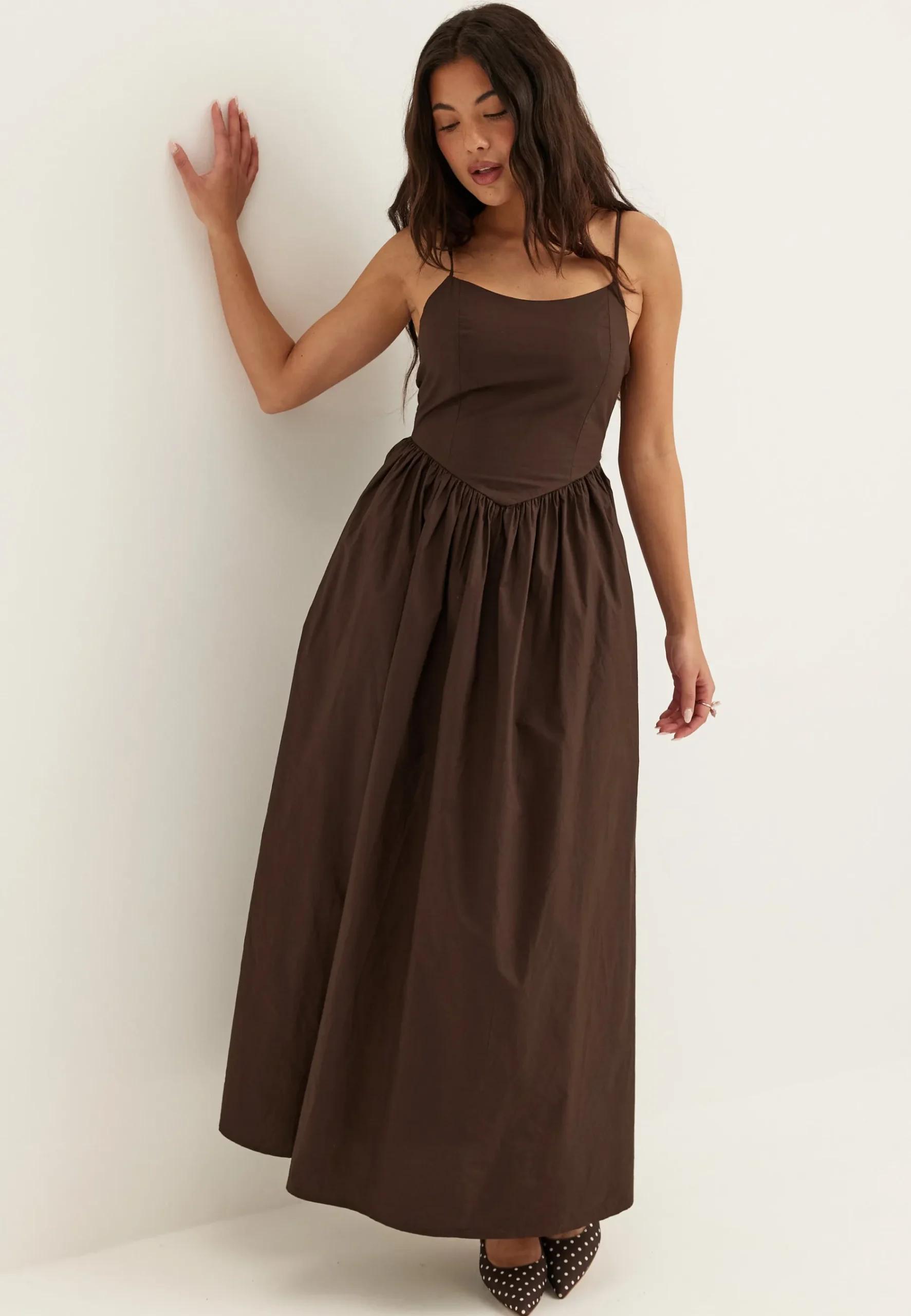 Onllikara Strap Waist Long Dress