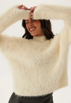 Onllulu Ls Rib Highneck Cc Knt