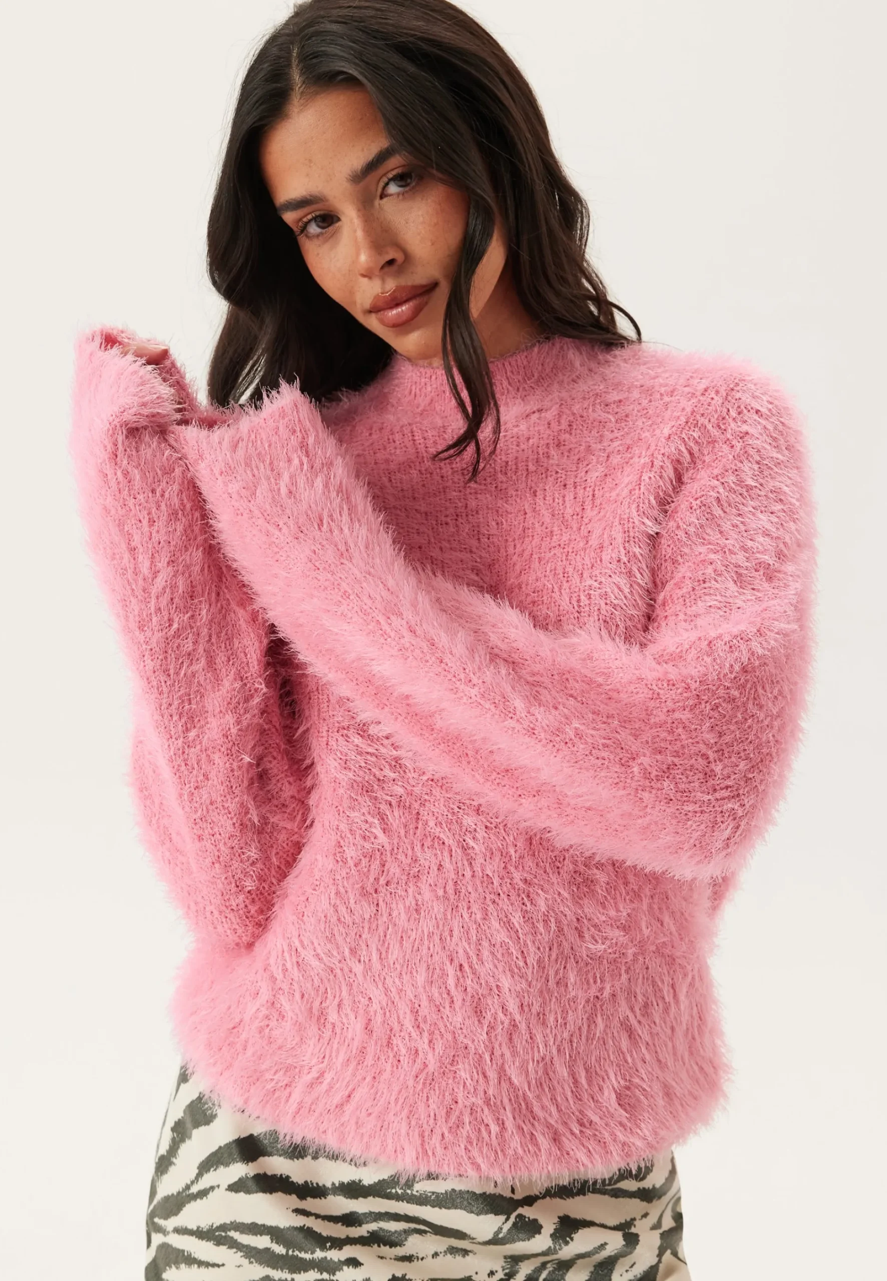 Onllulu Ls Rib Highneck Cc Knt