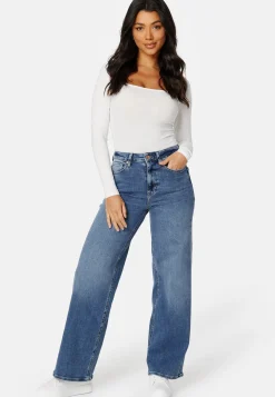 Onlmadison Blush HW Wide Denim