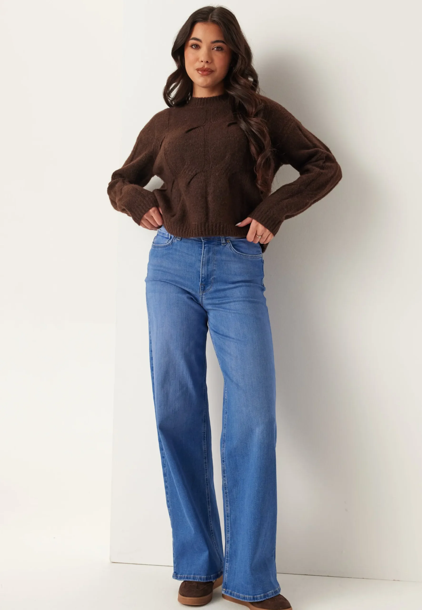 Onlmadison Blush Hw Wide Dnm