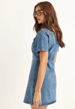 Onlmalia S/S DNM DRESS AKM NOOS
