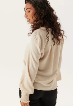 Onlmette V-Neck Smock Top