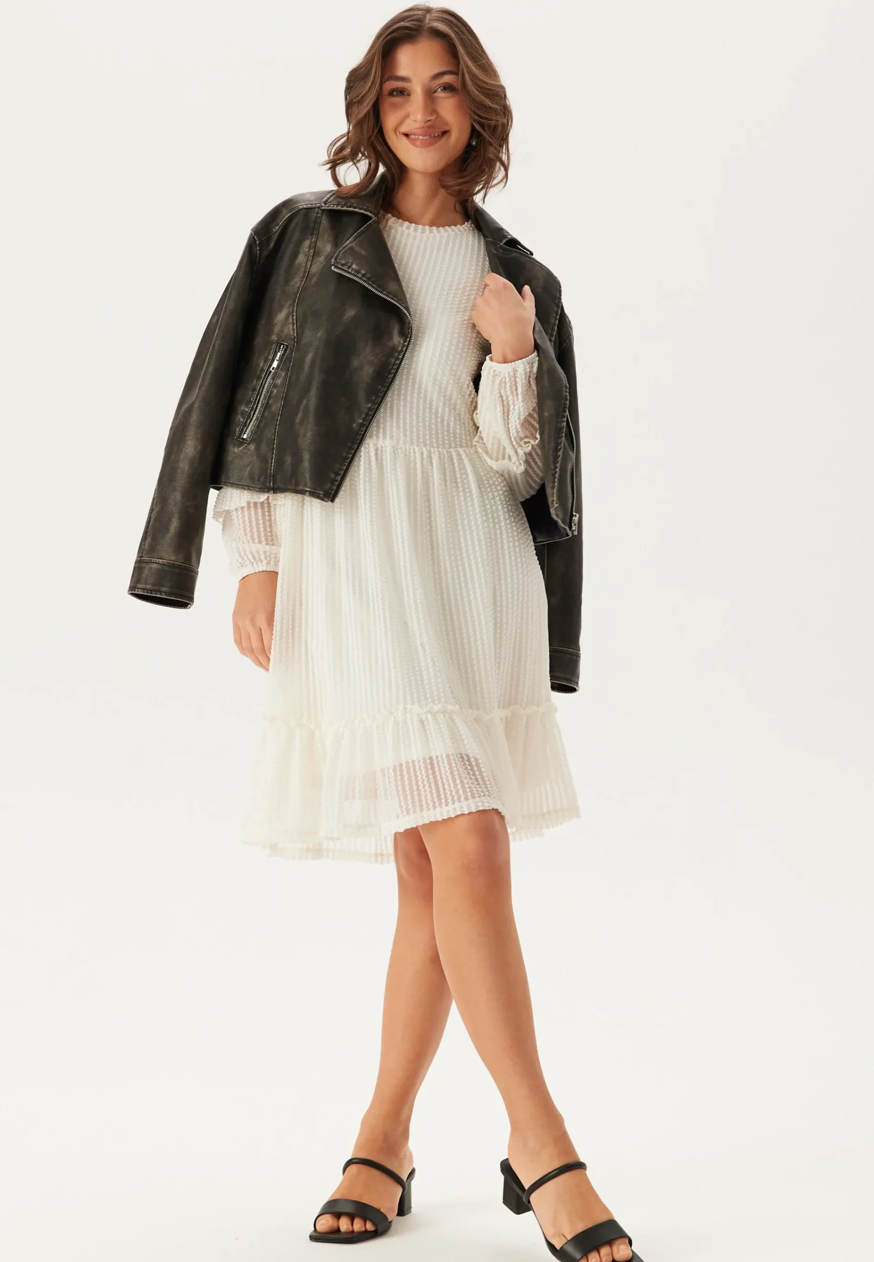 Onlnaja L/S Baloon Dress