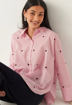 Onlnew Lina Grace Ls Emb Shirt
