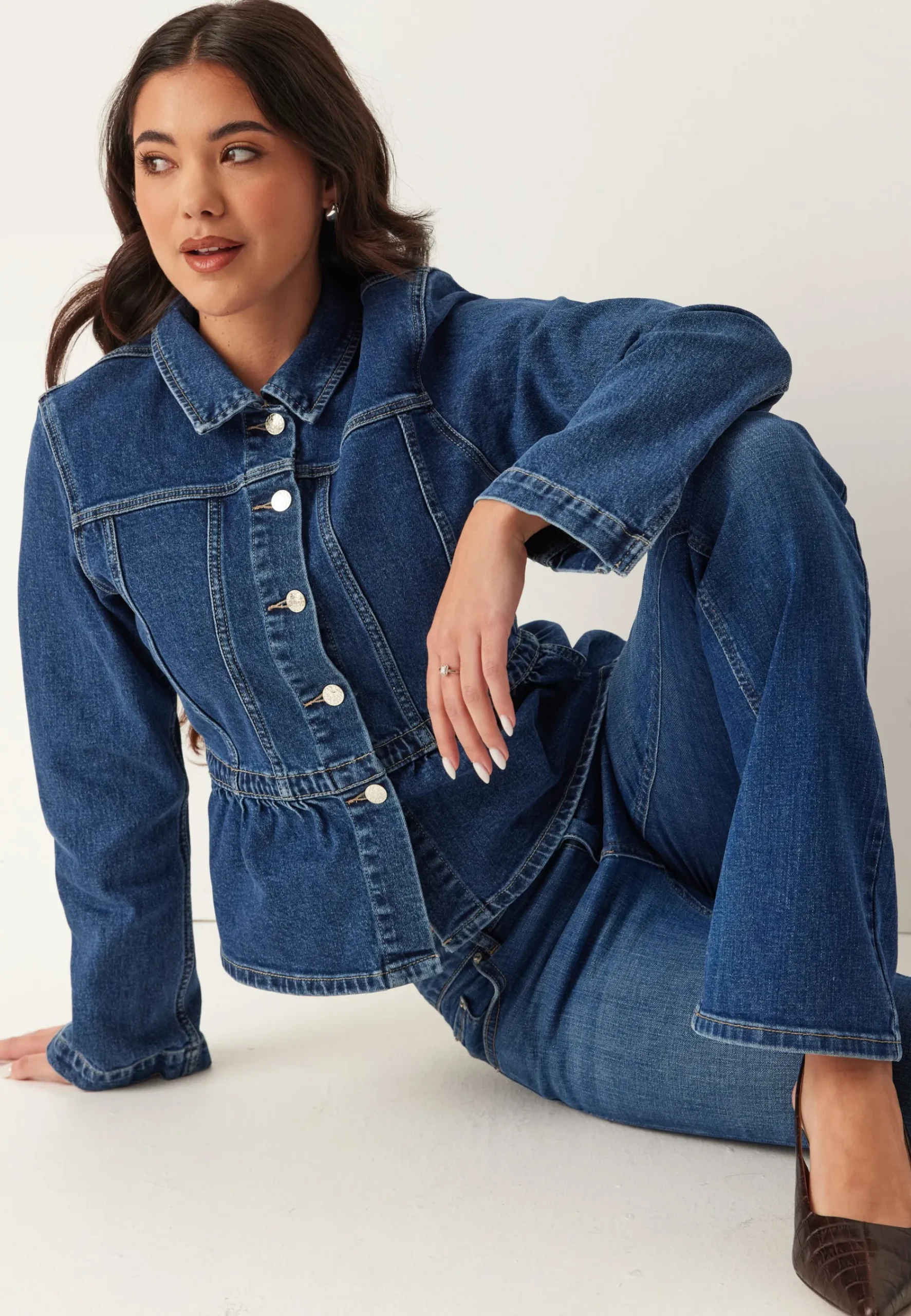 Onlremi L/S PEPLUM JACKET DNM