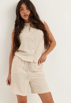 Onlsiesta Mw Pull-up Lin Bl Shorts
