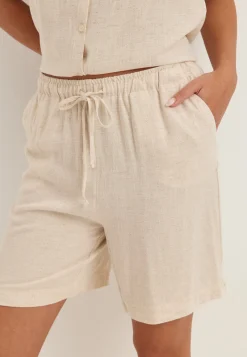 Onlsiesta Mw Pull-up Lin Bl Shorts