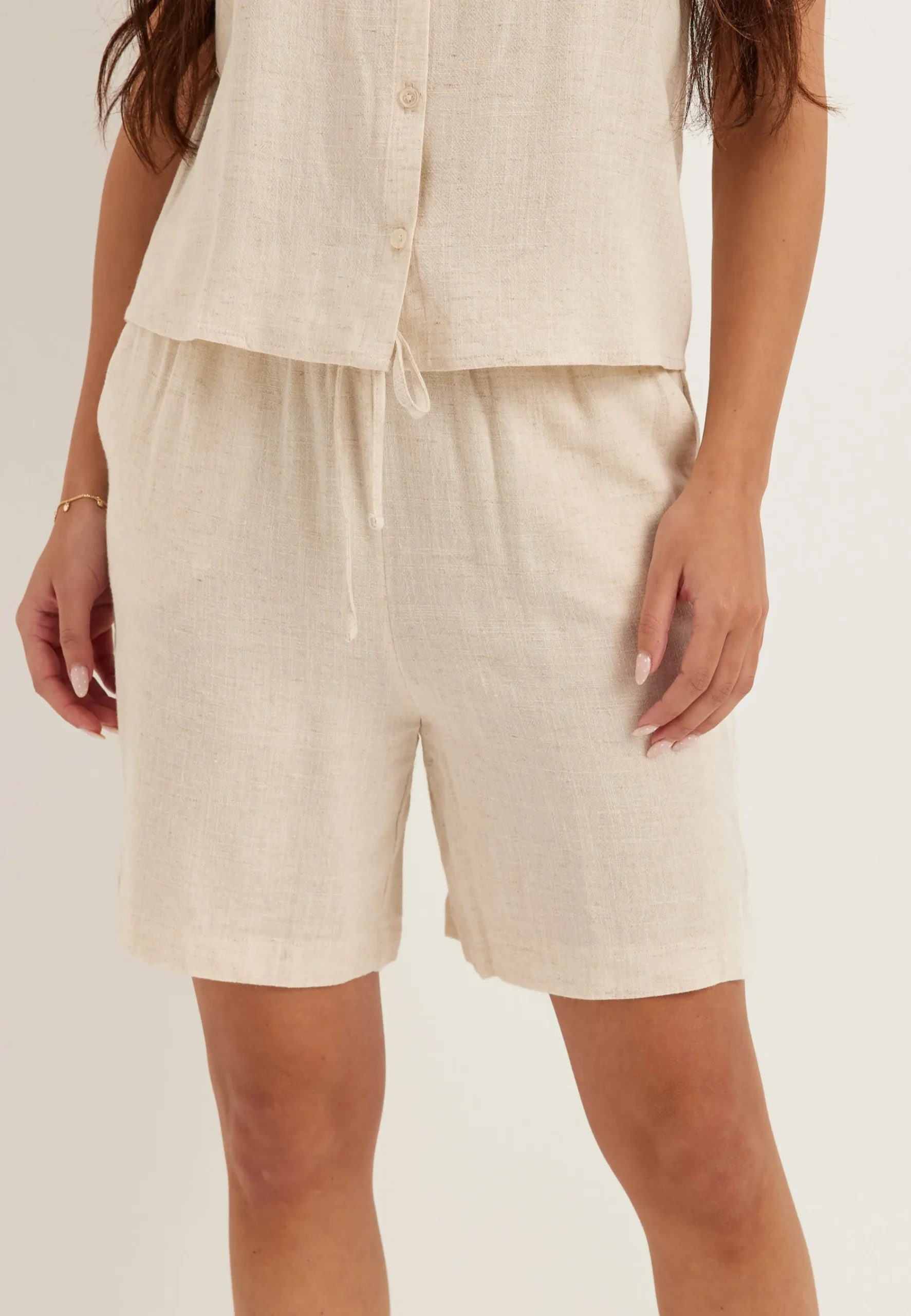 Onlsiesta Mw Pull-up Lin Bl Shorts