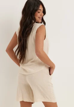 Onlsiesta Mw Pull-up Lin Bl Shorts