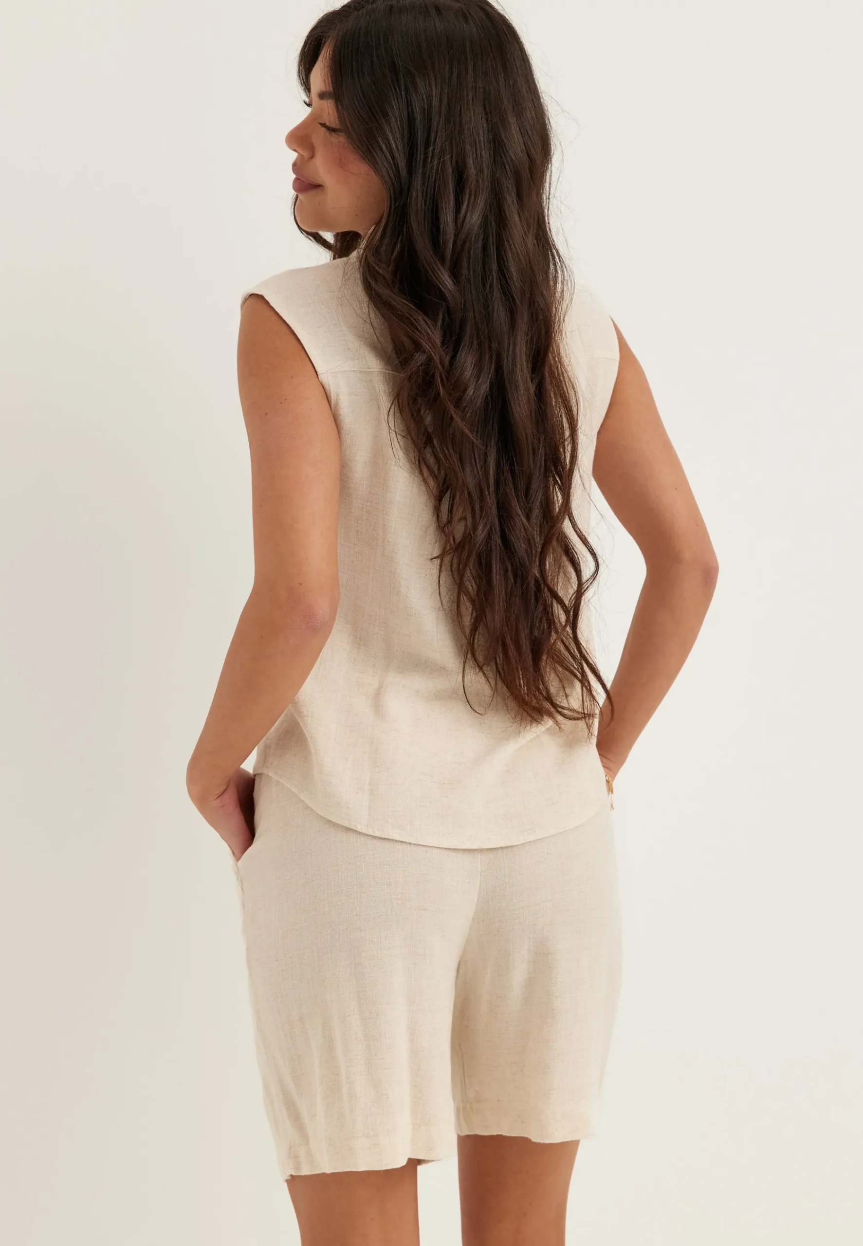 Onlsiesta S/L LINEN BL SHIRT