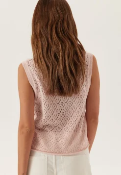 Onlsunny Sl Pointelle Top Knt