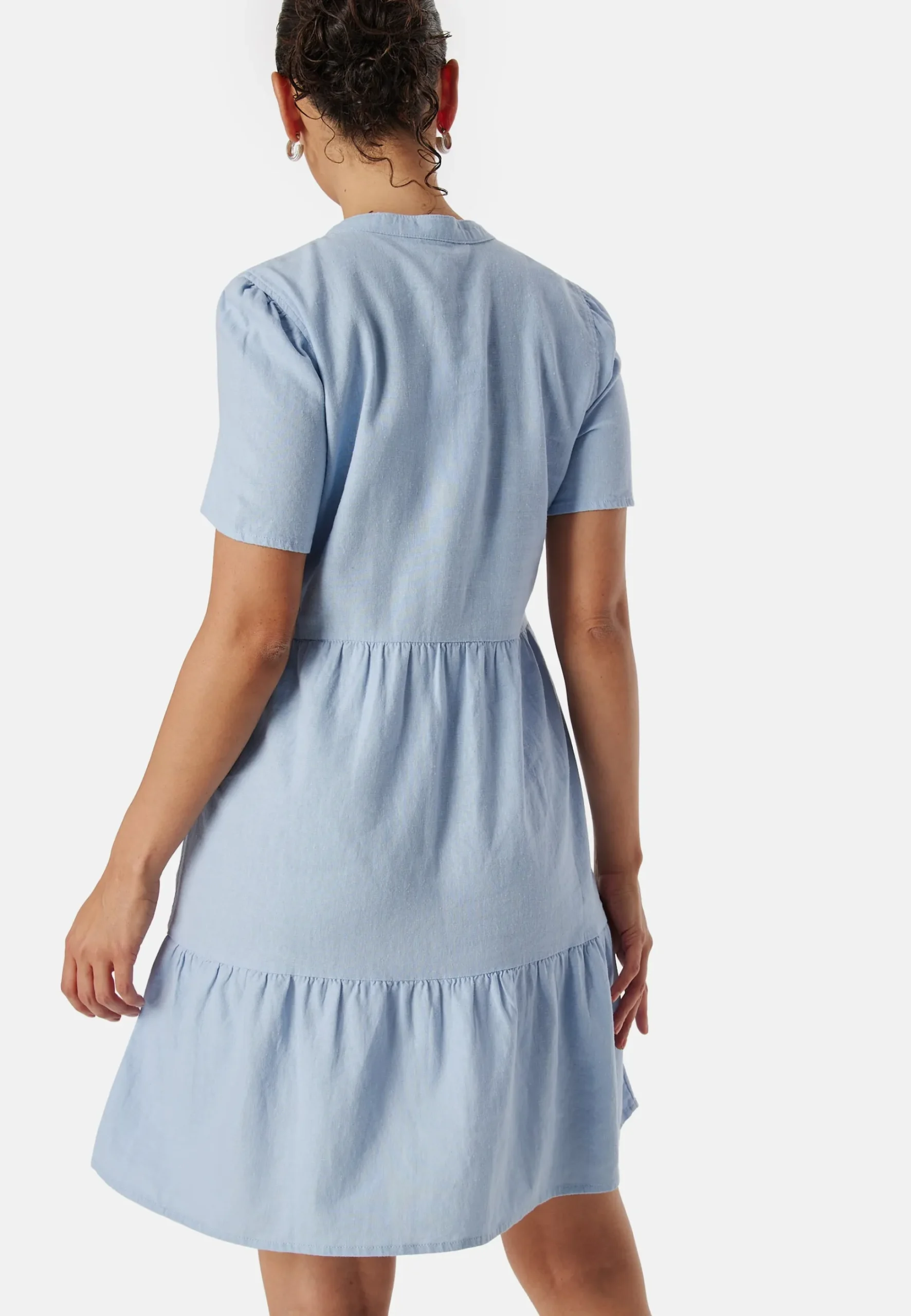 Onltiri-Caro V-Nec Lin Dress