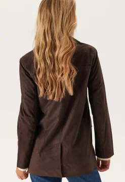 Onltulip Faux Suede Blazer Coa