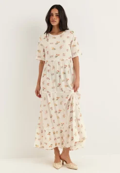 Pcevie Ss Ankle Dress Wvn Noos