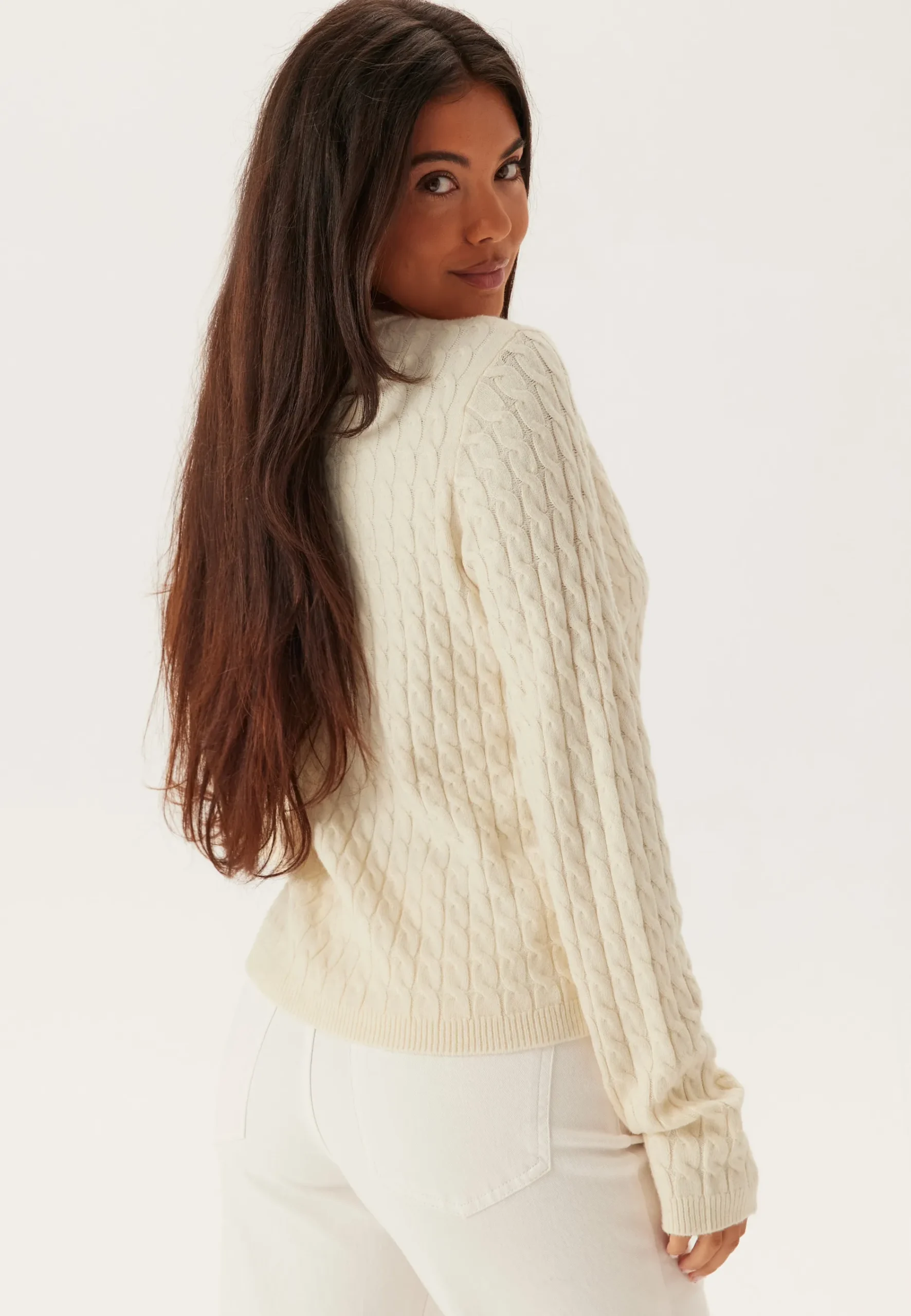 Pcfia Ls Cable Knit
