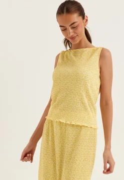 Pcflora Sl Tank Top Jrs