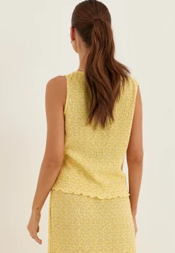 Pcflora Sl Tank Top Jrs