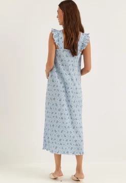 Pcflora Strap Flounce Dress