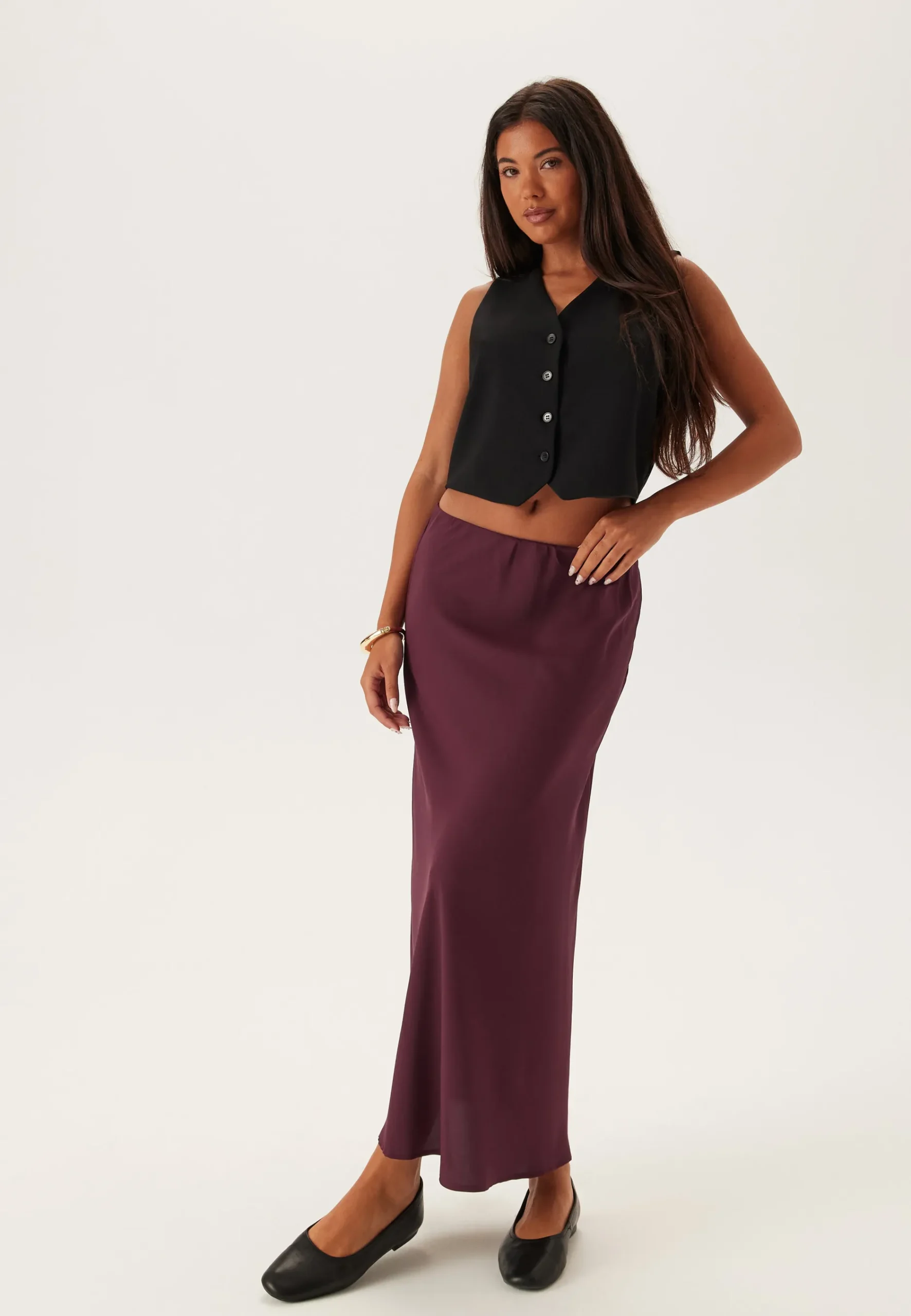Pcfranan HW Midi Skirt