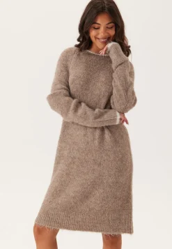 Pcivy Ls Contrast Knit Dress
