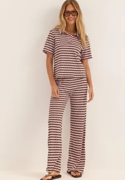 Pcjeya Ss V-neck Loose Polo