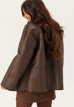 Pcjulie Reversible Teddy Coat