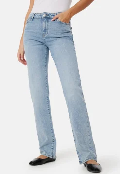 Pckelly Mid Waist Straight Jeans