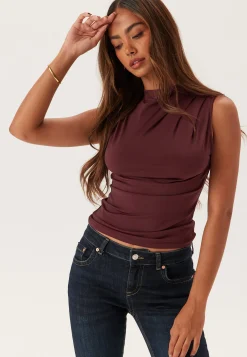 Pcmadison Sl Draped Top