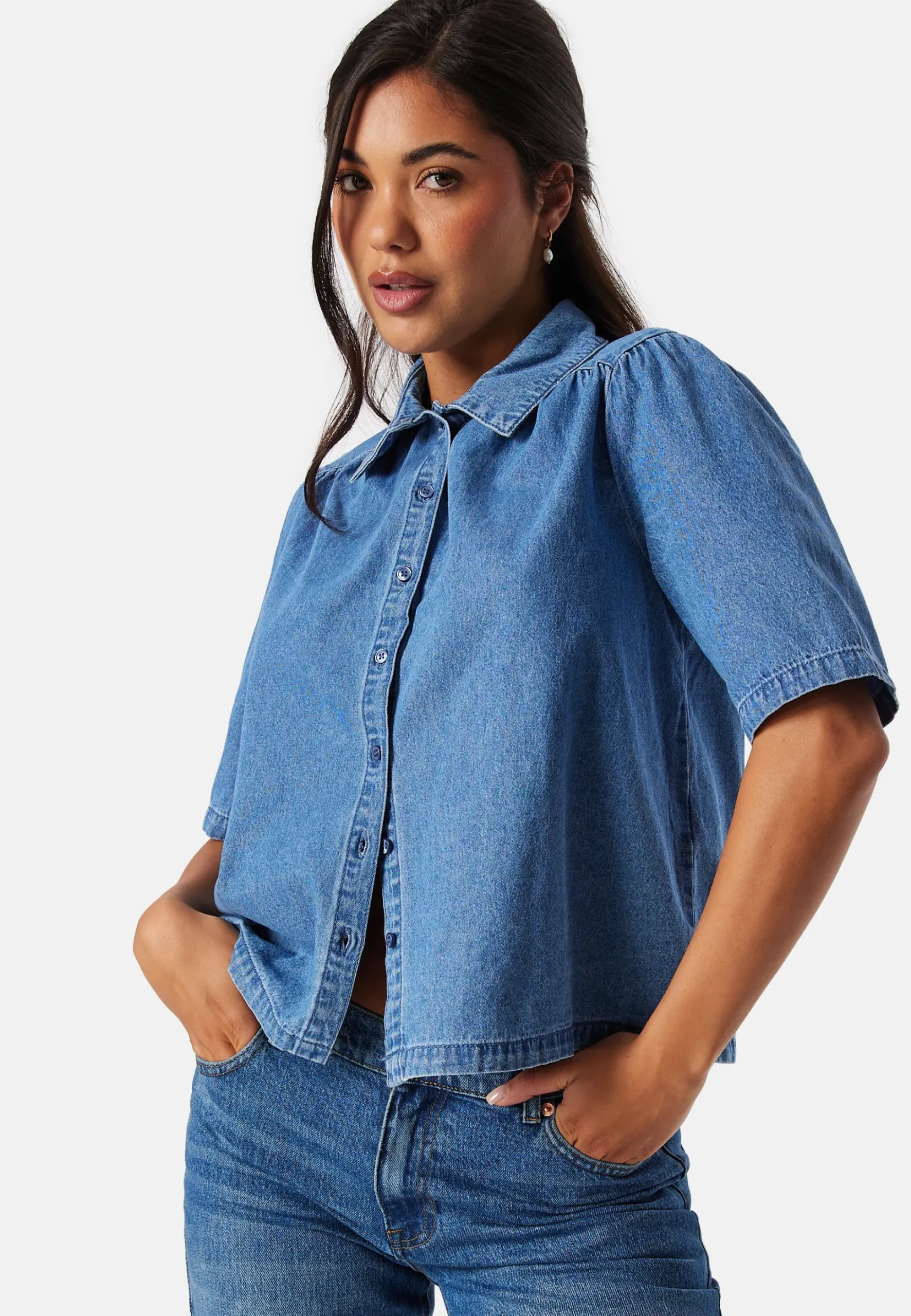 Pcmag SS Denim Shirt