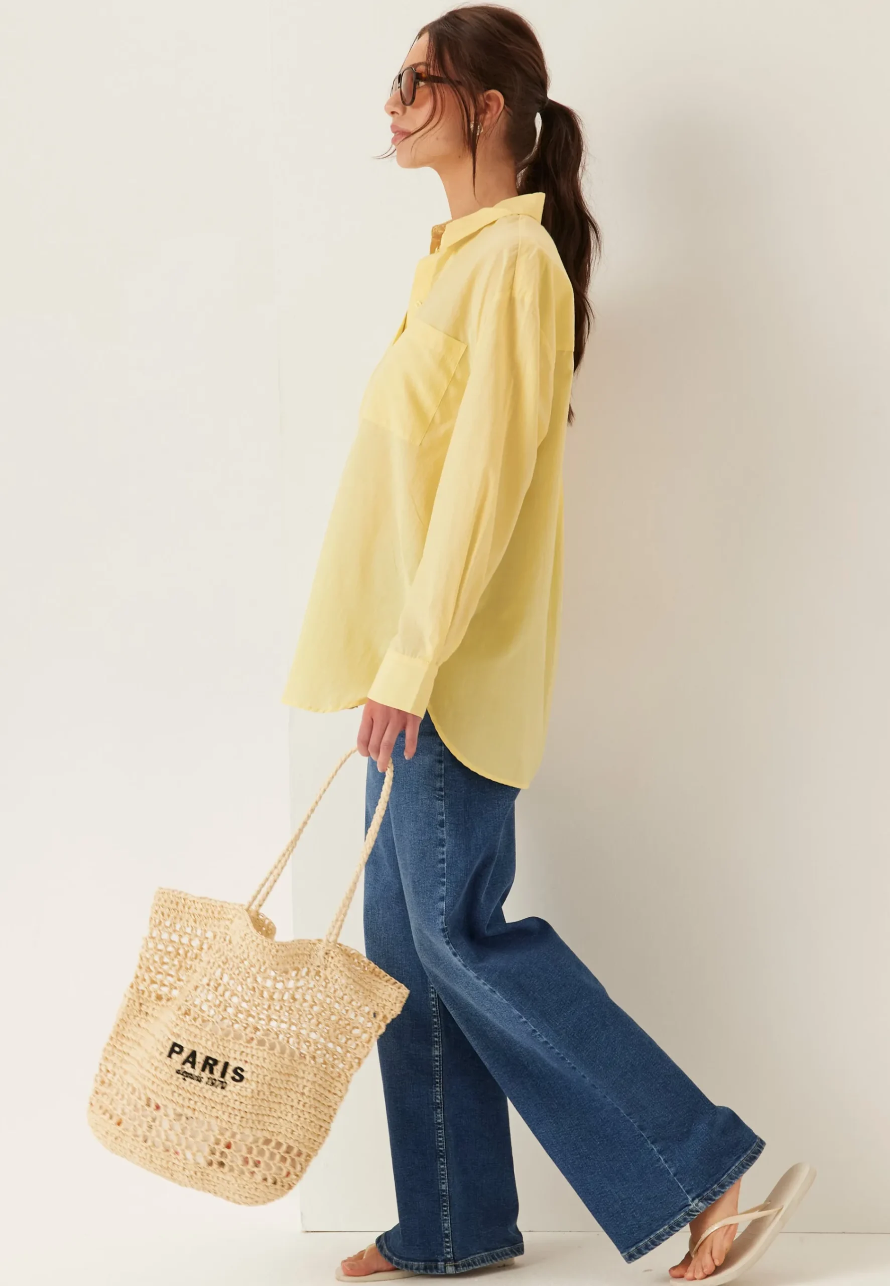 Pcmelia Ls Loose Shirt