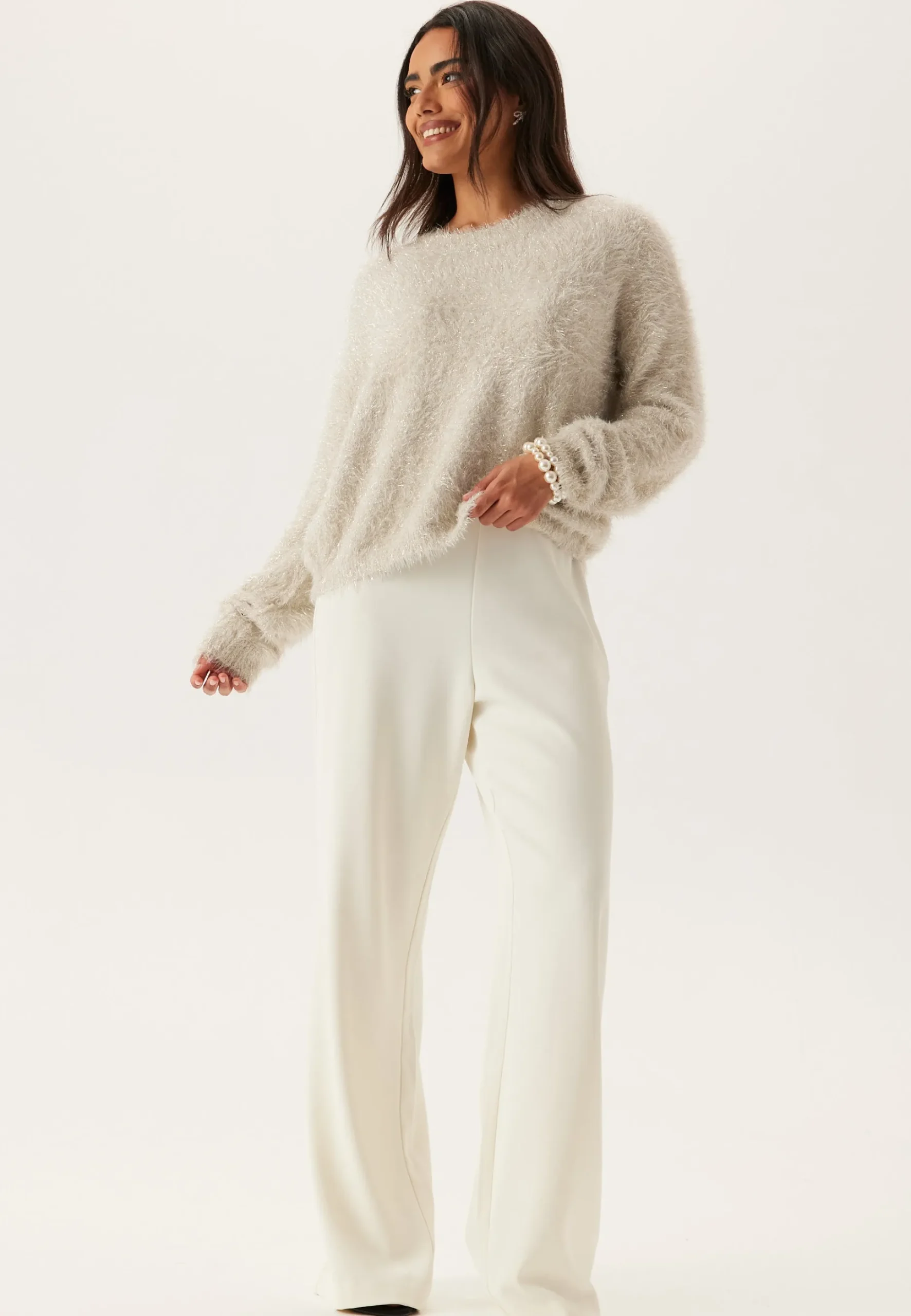 Pcmie Ls O-neck Knit