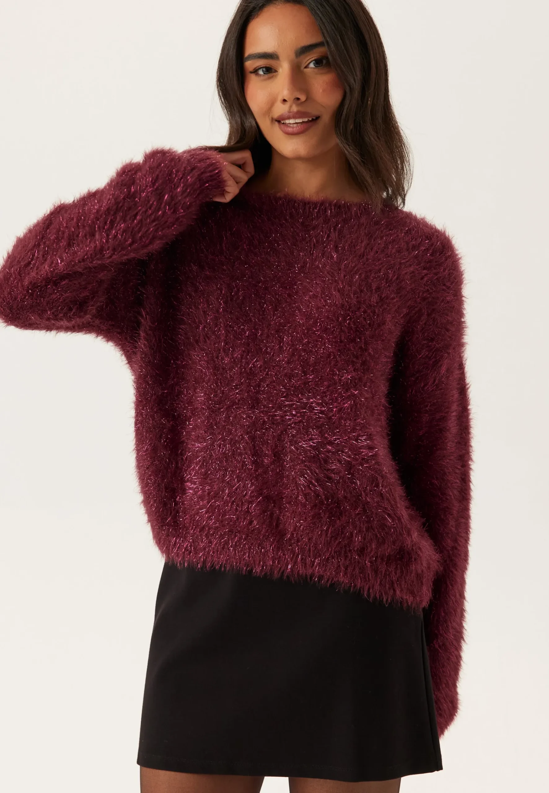 Pcmie Ls O-neck Knit