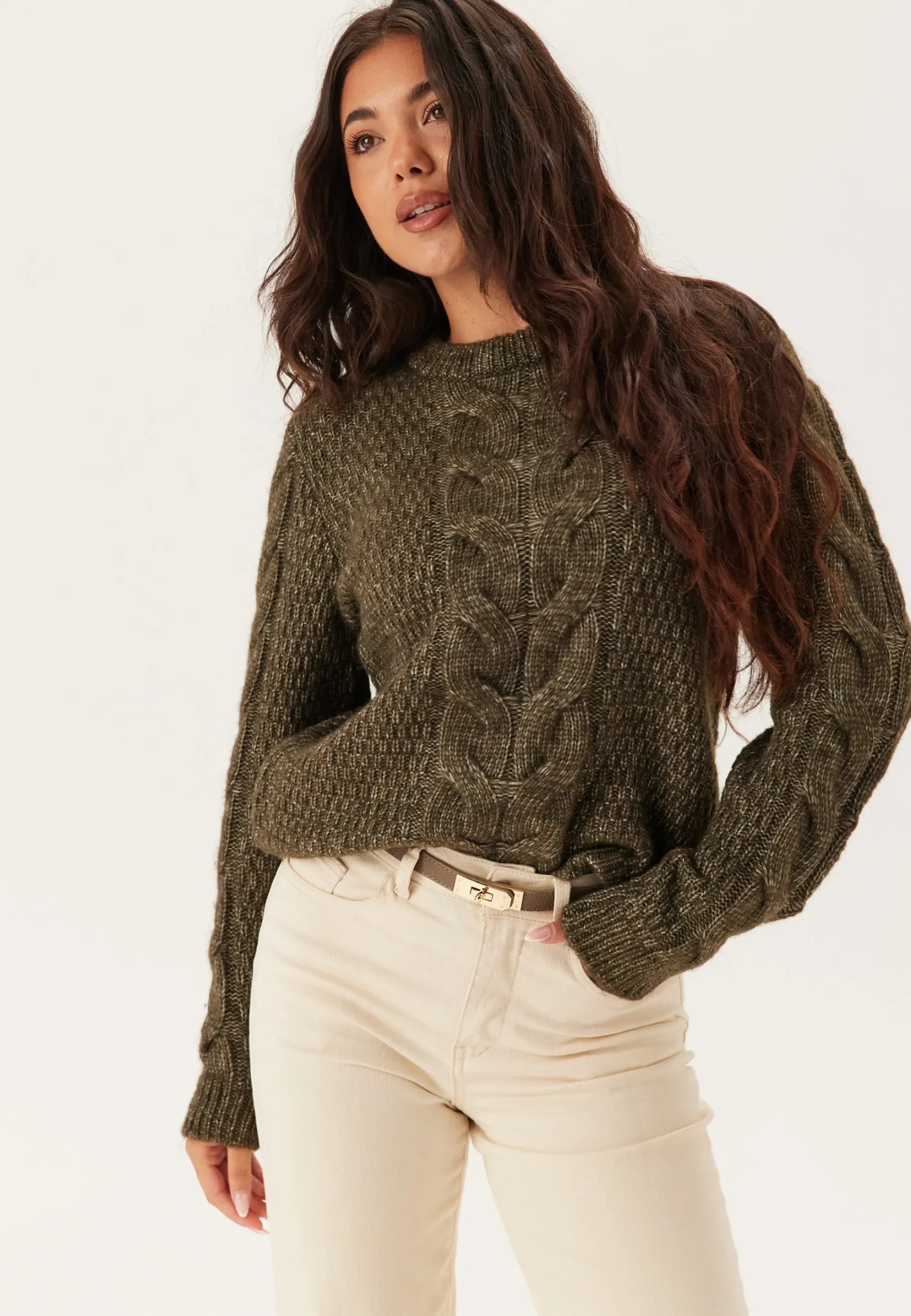 Pcnina Ls O-neck Knit