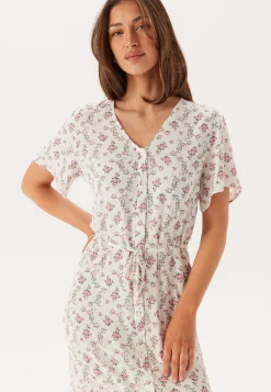 Pcnya Ss V-neck Midi Dress