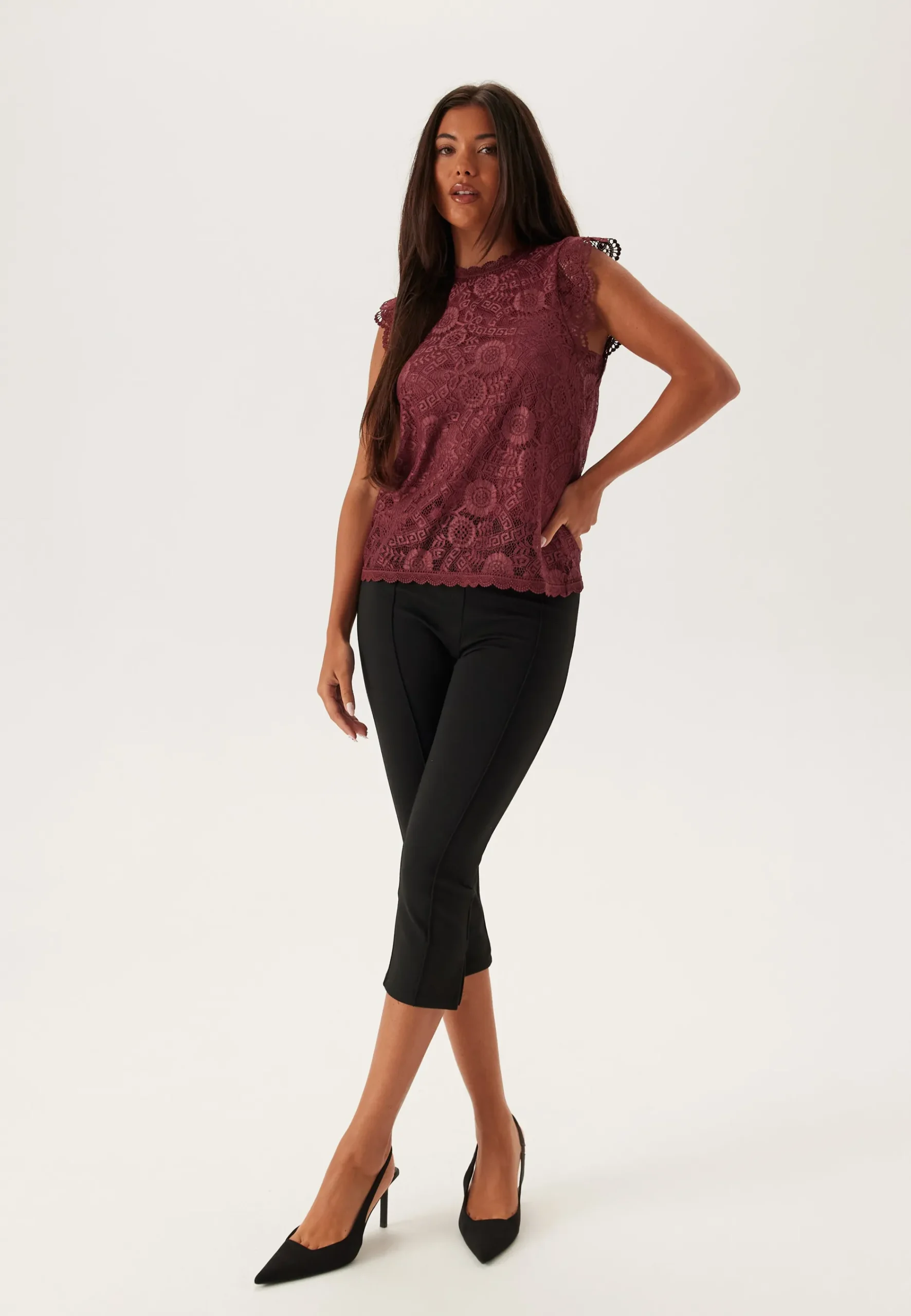 Pcolline SL Lace Top