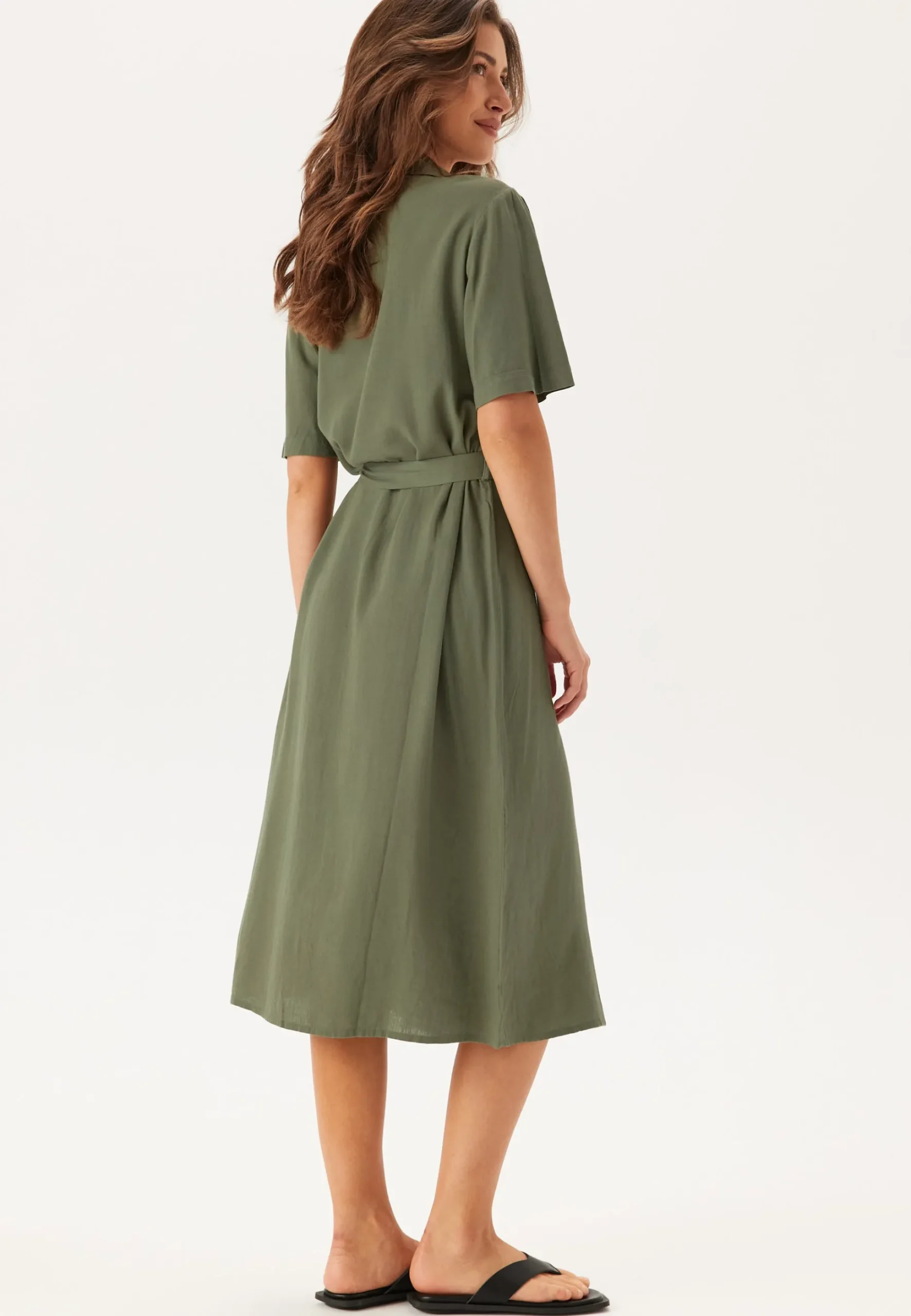 Pcpia 2/4 MIDI SHIRT DRESS