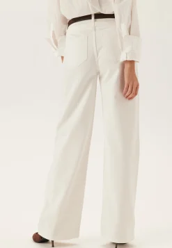 Pcsilke Mw Wide Colered Jeans