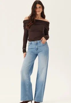 Pcsilke Mw Wide Jeans Noos