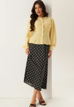 Pcsilly Ls Puff Knit Cardigan