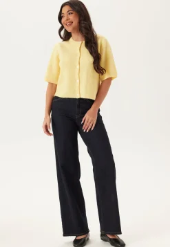 Pcsilly Ss O-neck Knit Cardiga