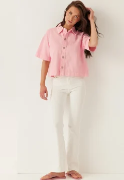 Pcsky Ss A-shape Denim Top