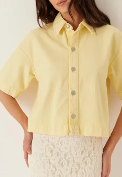 Pcsky Ss A-shape Denim Top