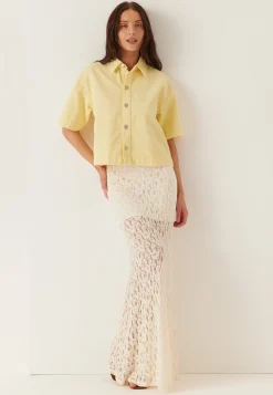 Pcsky Ss A-shape Denim Top