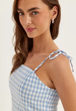 Peplum Bandeau Top